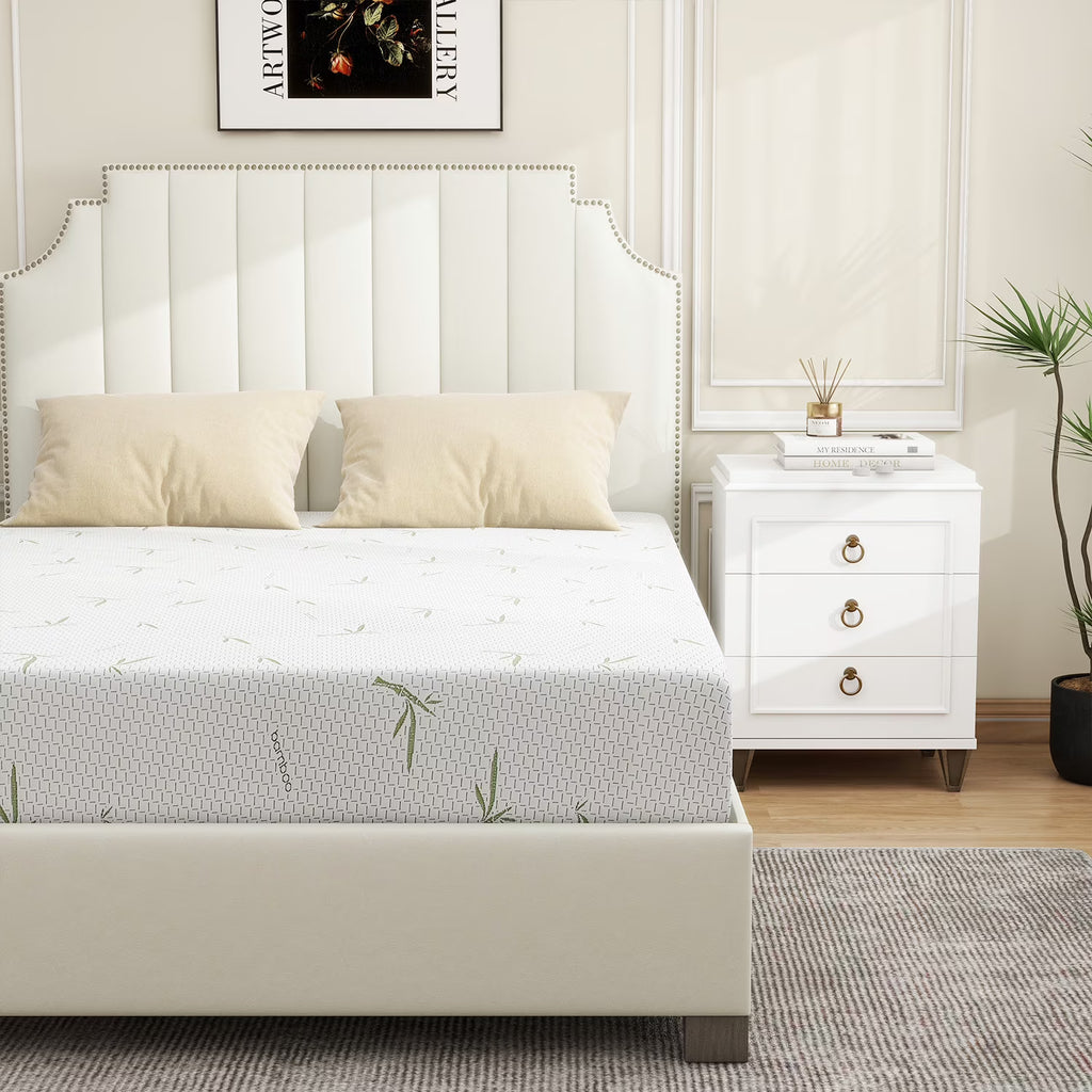 8'' CK Size Memory Foam Mattress with Cover Breathable Bed Mattress in a Box